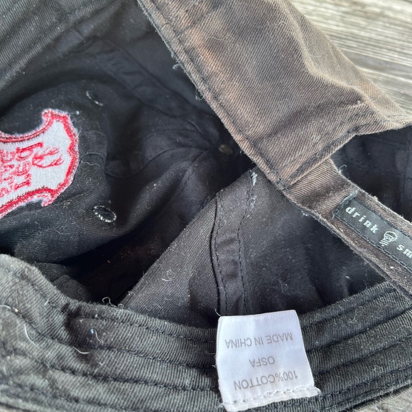 KID ROCK BLACK CAP, red stag, some fade, lable good, one size - Picture 4 of 5